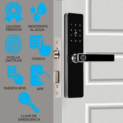 Cerradura S8-Pro: Elegancia y Seguridad en una Cerradura Compacta