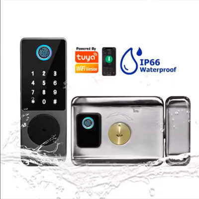 Cerrojo P1: Máxima protección para exteriores con control de acceso dual y control remoto
